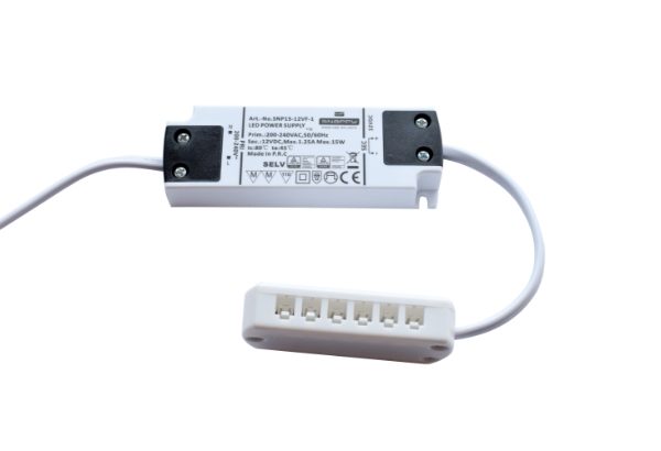 15W/12Vdc LED Power Converter (6 port)