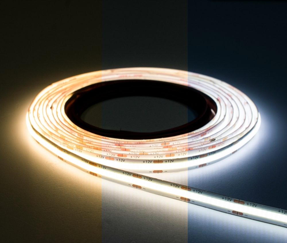 Tunable White COB LED Flexible Strip 5M Reel - Sycamore Lighting Ltd