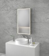 Apollo Tunable LED Mirror Cabinet with Speaker, Shaver Socket, USB Charging & Wireless Charger