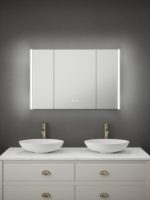 Balmoral Triple Tunable LED Mirror Cabinet with Speaker & Shaver Socket