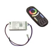 Black Remote Control & Receiver Kit (Wifi Series) RGB Colour Changing Strip